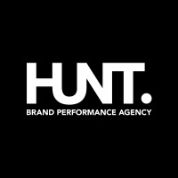 HUNT. logo, HUNT. contact details