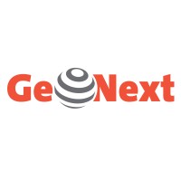 GeoNext logo, GeoNext contact details