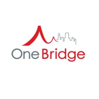 OneBridge.io logo, OneBridge.io contact details