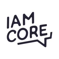 IAM Core logo, IAM Core contact details