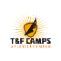 T&F Camps logo, T&F Camps contact details