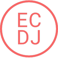 ECDJ logo, ECDJ contact details