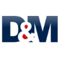 D&M logo, D&M contact details