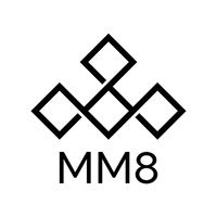 MM8 logo, MM8 contact details