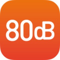 80dB logo, 80dB contact details