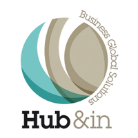 Hub&in logo, Hub&in contact details