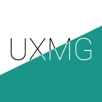 UXMG logo, UXMG contact details