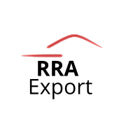 RRA Export logo, RRA Export contact details