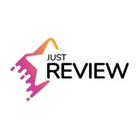 JustReview logo, JustReview contact details