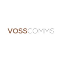 VossComms logo, VossComms contact details