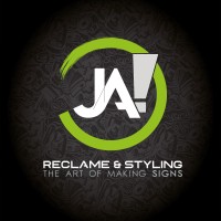 JA! reclame & styling logo, JA! reclame & styling contact details