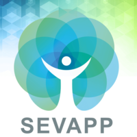 SevApp logo, SevApp contact details