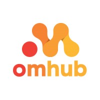 OMhub.io logo, OMhub.io contact details