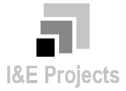 I&E Projects logo, I&E Projects contact details