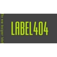 LABEL404.COM logo, LABEL404.COM contact details