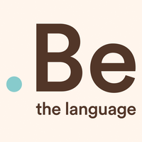 .Be the language logo, .Be the language contact details