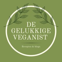 De gelukkige veganist logo, De gelukkige veganist contact details