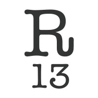 R13 logo, R13 contact details