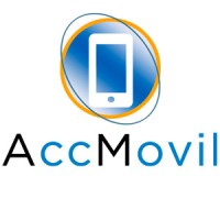 AccMovil logo, AccMovil contact details