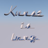 Kunst is Lang logo, Kunst is Lang contact details