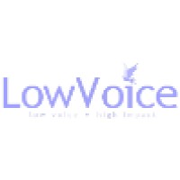 LowVoice logo, LowVoice contact details