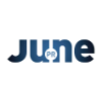 JunePR logo, JunePR contact details