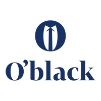 O'black logo, O'black contact details