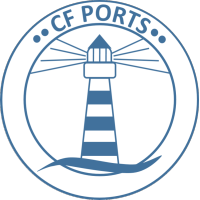 CF Ports logo, CF Ports contact details