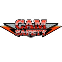 CAM Safety logo, CAM Safety contact details