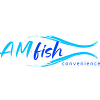 AMfish logo, AMfish contact details