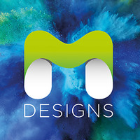 M Designs logo, M Designs contact details