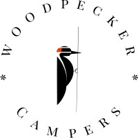 Woodpecker Campers logo, Woodpecker Campers contact details