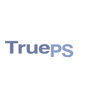 TruePS logo, TruePS contact details