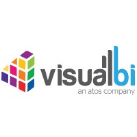 Visual BI Solutions, an Atos Company logo, Visual BI Solutions, an Atos Company contact details