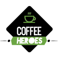 Coffee Heroes logo, Coffee Heroes contact details