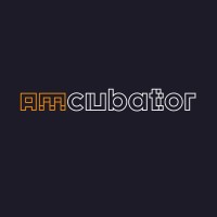 AMcubator logo, AMcubator contact details