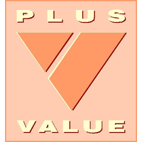 PLUS VALUE logo, PLUS VALUE contact details