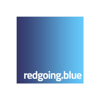 RED GOING BLUE logo, RED GOING BLUE contact details