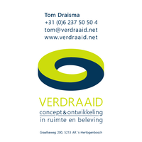 VERDRAAID | concept & ontwikkeling in ruimte en beleving logo, VERDRAAID | concept & ontwikkeling in ruimte en beleving contact details