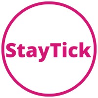 StayTick logo, StayTick contact details