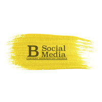 B social media logo, B social media contact details