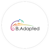 B.Adapted logo, B.Adapted contact details