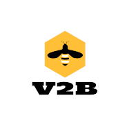 V2B Consulting logo, V2B Consulting contact details