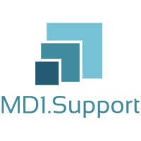 MD1.Support logo, MD1.Support contact details