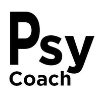 PsyCoach logo, PsyCoach contact details