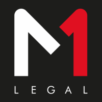 M1legal logo, M1legal contact details