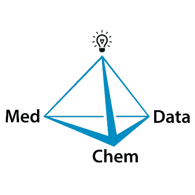 MedChemData logo, MedChemData contact details