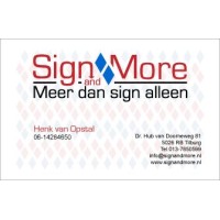 Sign and More logo, Sign and More contact details