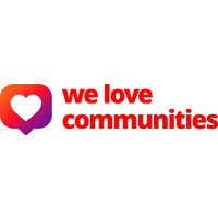 We love communities logo, We love communities contact details