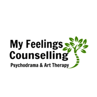 My Feelings Counselling logo, My Feelings Counselling contact details